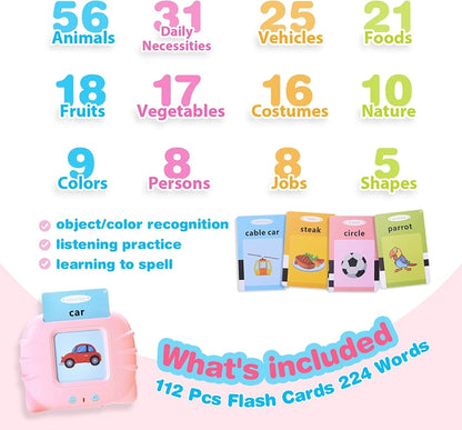 Rechargeable Talking Flash Cards